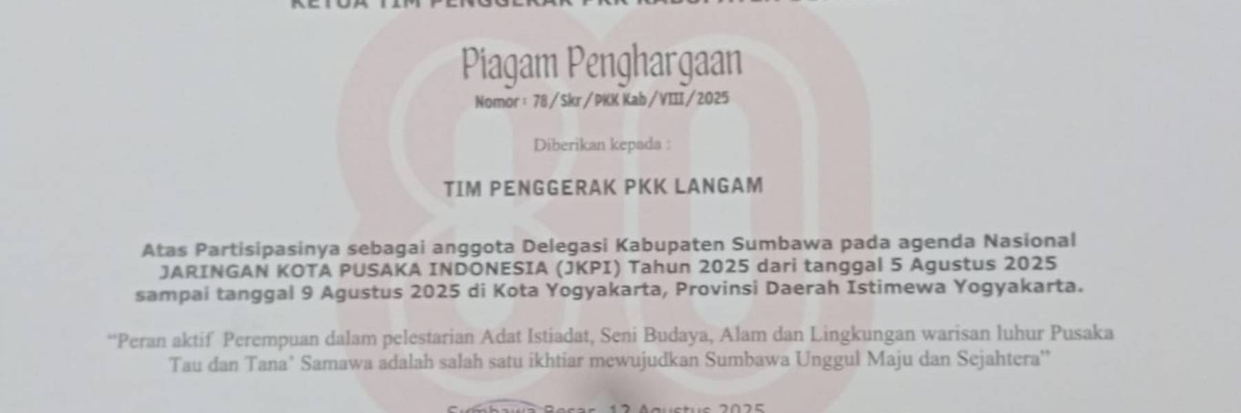 Sertifikat JKPI
